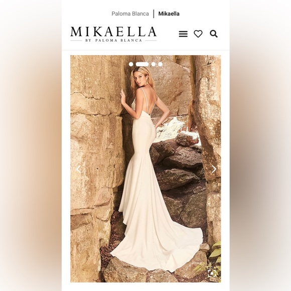 Wedding dress NEVER WORN - Picture 3 of 4